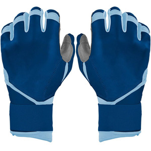 Breathable Customized Logo Long Cuff Leather Baseball Batting Gloves Velcro Closure Unisex Adults ODM OEM Service Sale - Product Image 6