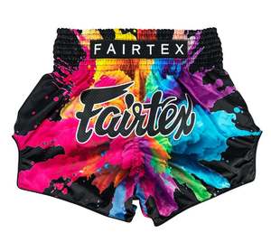 2025 calidad superior Fairtex hombres Muay Thai Shorts logotipo personalizado sublimado Stretch Fit adulto Kickboxing y Muay Thai Short - Product Image 2