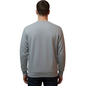 Bulk Heavyweight Fleece Utility Sudadera de cuello redondo con cremallera Bolsillo en el pecho Estilo Techwear - Product Image 2