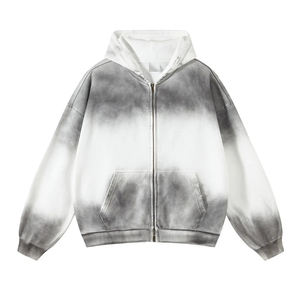 Sudadera con capucha Unisex Tie-Dye personalizada de alta calidad 100% algodón transpirable para ropa deportiva de invierno - Product Image 1