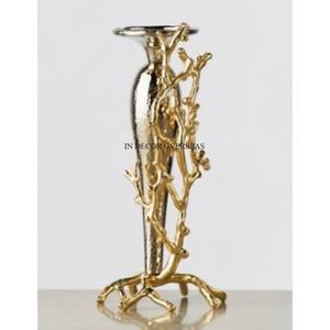 Customized Size And Logo Available Superior Quality Metal Made High Grade Gold Plated <b>Candle</b> <b>Stick</b> <b>Holder</b> Table Decoration Ware - Product Image 5