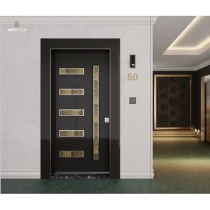 ABSDOOR GUEARDEX Portes d'entrée en acier inoxydable Design postmoderne Isolation thermique Direct Appartement/Villa/Hôtel Turquie - Product Image 4