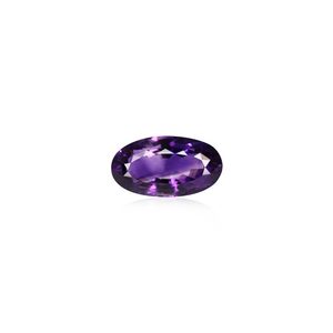Ametista facetada de 20.1 quilates - Cuarzo topacio <span class=keywords><strong>azul</strong></span> natural, colores verde, <span class=keywords><strong>azul</strong></span> y rosa sintéticos, corte ovalado de 8 mm, creado en laboratorio con tratamientos térmicos - Product Image 1
