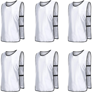 Logotipo personalizado impreso verano ligero fútbol Baberos poliéster/algodón equipo números entrenamiento chaleco Baberos fútbol camisetas - Product Image 5