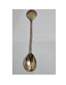 ชุดเครื่องใช้บนโต๊ะอาหารทองเหลืองพร้อมที่จับลายนูนช้อนทองเหลืองแบบคลาสสิก - Product Image 1