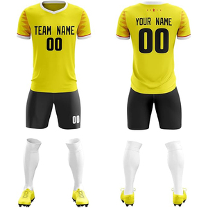 Uniforme de football personnalisable de haute qualité Nom et numéros personnalisés sublimés pour les joueurs individuels - Product Image 3