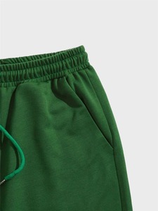 Pantalon de survêtement décontracté à taille moyenne pour hommes, couleur unie, style cargo, pantalon 100% coton, style délavé, vente en gros à bas prix - Product Image 3