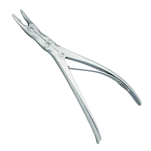 Rongeur Leksell à action composée latérale incurvée, manuel, en acier inoxydable, morsure de 6 mm, longueur de 229 mm, instruments chirurgicaux réutilisables - Product Image 1