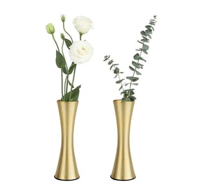 Exportador de jarrones de mesas de metal con estilo moderno para bodas, hogar, oficina, Hotel, decoración de mesa, centros de mesa para exportar desde India - Product Image 3