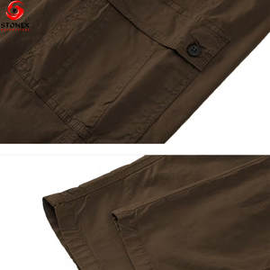 Pantalones Cargo Casuales de Lona para Hombre, Precio al por Mayor, para Invierno, con Bolsillos, Secado Rápido, Transpirables, 100% Algodón, Ligeros - Product Image 6