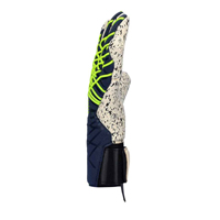 Gants de gardien de but RALMED SPORTS 2024 de haute qualité, protection des doigts, antidérapants, logo personnalisé, PU, latex allemand, coupe négative