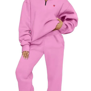 Vêtements d'automne pour femmes Survêtements 2 pièces Joggers Tracksuits Ladies Plus Size Hoodie Two Piece Pants Sets - Product Image 3