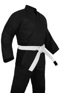 Uniforme de Karate de Manga Larga para Hombre y Mujer, Ropa Deportiva de MMA 2025, 100% Algodón, Transpirable, Ligero, de Secado Rápido, con Logotipo Personalizado, 2 Piezas - Product Image 2