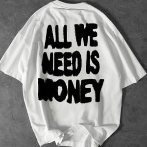 Camiseta con Estampado Gráfico Personalizado al por Mayor, Unisex, de Algodón, Ropa Casual, Proveedor al por Mayor para Marcas de Moda - Product Image 4