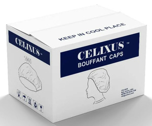หมวกคลุมผมแบบใช้แล้วทิ้ง Celixus 250 แบบปรับแต่งได้ ผลิตจากวัสดุไม่ถักทอ สำหรับคลินิก ห้องปฏิบัติการ ปลอดเชื้อ - Product Image 1