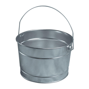 Maceta de diseño elegante, cesta de flores redonda más vendida, maceta galvanizada hecha a mano para decoración de jardín - Product Image 1
