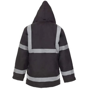 Chaqueta DE TRABAJO DE SEGURIDAD DE algodón 4 en 1, chaleco reflectante transpirable de alta visibilidad, ropa de trabajo cálida multifuncional desmontable al por mayor - Product Image 3