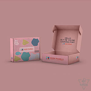 Caja de correo Kraft de papelería personalizada de primera calidad, papel de aluminio rojo y negro, exhibición de regalo de jabón plegable, servicios de impresión de embalaje Premium - Product Image 2