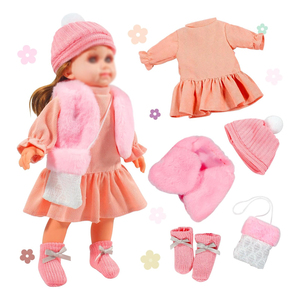 2025 mùa hè cô gái 'thêu Dresses với bong bóng tay áo vải Vải Búp Bê Neck-Rắn mô hình quần áo trẻ em - Product Image 4