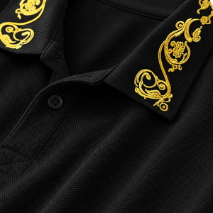 Polo pour homme de qualité supérieure avec col brodé, logo personnalisé, manches courtes, mélange de coton, vêtements de golf décontractés, polo T-shirt OEM ODM - Product Image 6