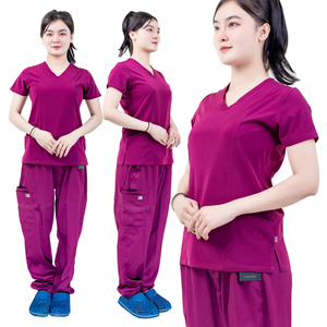 เครื่องแบบพยาบาลโรงพยาบาลผ้ายืด Sao แบบนุ่มออกแบบได้ตามต้องการ - Product Image 4