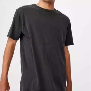 T-shirt de gymnastique pour hommes 100% coton 180g conception d'impression numérique personnalisée courte longueur avec technique de bouffée sonnerie de cou personnalisée - Product Image 4
