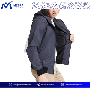 Nouvelle veste Softshell Design personnalisé vêtements de travail d'hiver pour hommes coupe-vent imperméable doublé polaire fermeture éclair veste Soft Shell - Product Image 2
