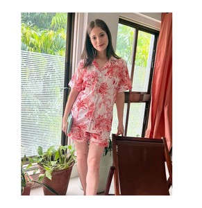 Pyjama indien doux en coton ensemble court léger été/printemps vêtements de nuit nuptiale fête vêtements de nuit et costume de nuit - Product Image 1