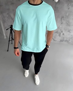 Venta caliente de los hombres llanura camiseta al por mayor de alta calidad camiseta personalizada Unisex 100% algodón camiseta personalizada de Bangladesh - Product Image 4