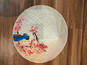 Sombrero de sol asiático vietnamita de alta calidad, sombrero cónico de bambú, sombrero cónico de hoja de palma - Product Image 6