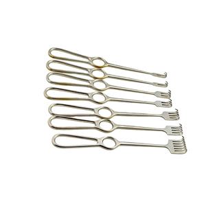 Écarteurs à main Volkman Râteau 3 dents Chirurgie médicale émoussée Écarteur à crochet en acier inoxydable Os Volkmann - Product Image 2