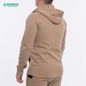 Custom Unisex <b>Zip</b>-Up Hoodies Heavyweight Oversized 100% Cotton Fleece/French Terry Breathable Quick Dry Embroidered Printed Logo - Product Image 2