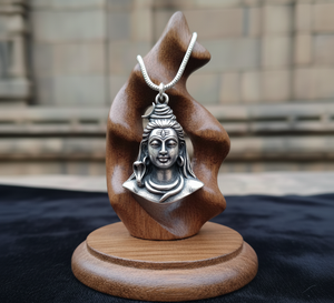 925 Argent Rhodium Lien Chaîne Collier Usure Quotidienne Tendance Spirituelle Plaqué Or Bouddhisme Animal Natraja Dieu Pendentif Mode - Product Image 6