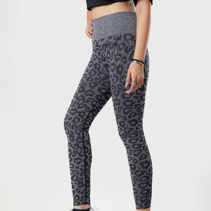 Quick Dry Knitted Gym Yoga Workout <b>Leggings</b> Womens Seamless Compression <b>High</b> <b>Waist</b> Breathable Anti-Bacterial Streetwear Fitness - Product Image 4