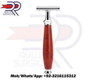 Stainless Steel Blade Customized Color <b>Men</b> Wet Shaving Products Barber <b>Men</b> Safety Razor Twin Blade Razor Shaving & Hair Removal - Product Image 2