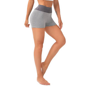 Short en jean élastique taille haute avec logo personnalisé Tendance OEM Tissu conçu Fabriqué au Pakistan 2025 Short pour femme robuste - Product Image 6