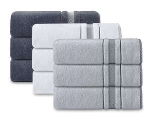 Venta al por mayor personalizar la calidad del hotel 100% algodón rizo toallas de regalo toallas de baño de lujo para Baño y Spa - Product Image 4