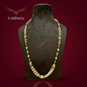 <b>Prestige</b> Freshwater Pearl Necklace Elegant Wedding Jewelry with Main Stone - Product Image 1