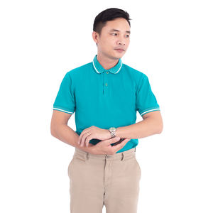 T-shirt de polo pour hommes de haute qualité: mélange de coton 210gsm pour le golf/sport, expédition rapide, OEM/ODM - Product Image 1