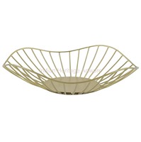Panier de rangement élégant multifonction en fil de fer, plateau de service à tolérance de précision pour collations, chocolats, bonbons et ustensiles de cuisine