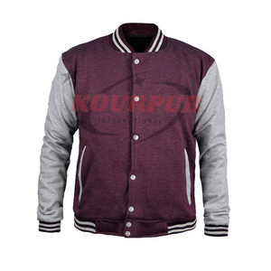 Vestes pour hommes OEM, qualité supérieure, 100% cuir véritable, vestes de style universitaire bicolores, vestes de style universitaire pour étudiants, université - Product Image 6