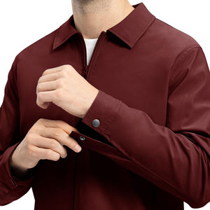 Veste coupe-vent décontractée pour homme, imperméable, à fermeture éclair, légère, manches longues, personnalisable, tendance, pour l'hiver - Product Image 2