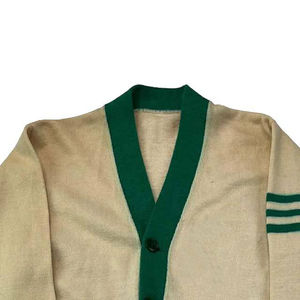 Suéteres de Punto de Alta Calidad para Hombre, Estilo Cardigan, con Diseño a Rayas, Cierre de Botones, Suéter Deportivo de Algodón Transpirable - Product Image 2