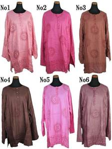 Kurta vintage pour femmes, imprimé Jai Shree Ram, style bohème, vêtements de prière, vêtements de maison, prix de gros - Product Image 3