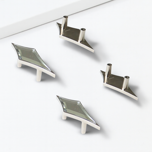 Manijas y Perillas Modernas de Aluminio y Acrílico para Muebles de Lujo, para Gabinetes de Cocina y Armarios, Duraderas y Ecológicas - Product Image 3