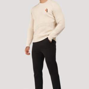 Men's Winter Casual Half Zip Fleece <b>Sweatshirt</b> <b>Crew</b> <b>Neck</b> Regular Fit Pocket Available White <b>Black</b> Short Sleeves Custom OEM Logo - Product Image 3