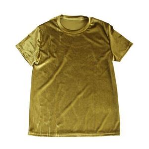 เสื้อยืดกำมะหยี่ขนยาวสำหรับทุกเพศระบายอากาศได้ดีไซส์ใหญ่เสื้อผ้าแนวสตรีทฤดูร้อน - Product Image 1