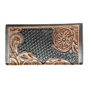 Auténtica Bolsa Ejecutiva de Cuero Vacuno Occidental Hecha a Mano, con Diseño Artesanal en la Parte Delantera, Cierre de Cremallera, Estilo Bohemio, para Viajes Diarios de Primavera - Product Image 2