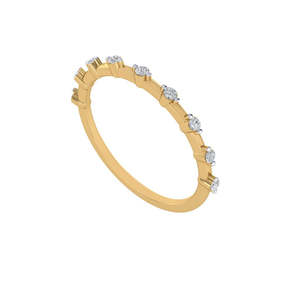 Anillo de Oro Certificado con Diamantes Reales - Product Image 3