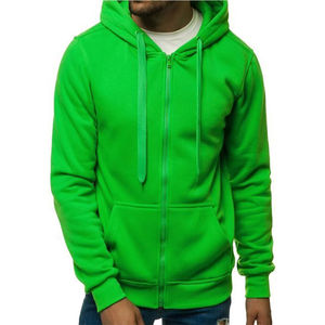 เสื้อฮู้ดมีซิปไซส์ใหญ่พิเศษสำหรับผู้ชายผ้าคอตตอนขนแกะมีฮู้ดไซส์ใหญ่พิเศษออกแบบได้ตามต้องการสำหรับฤดูหนาว - Product Image 1